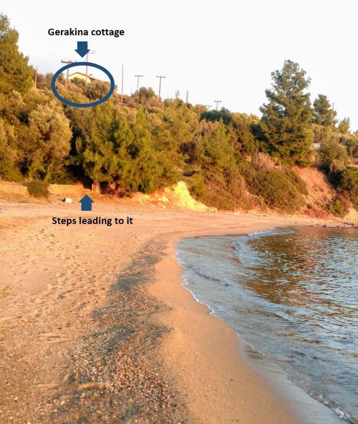 Gerakina Beach Cottage Pszakúdia Kültér fotó